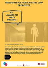 Lavabos als parcs infantils