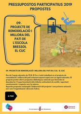 Projecte nou pati el Cuc